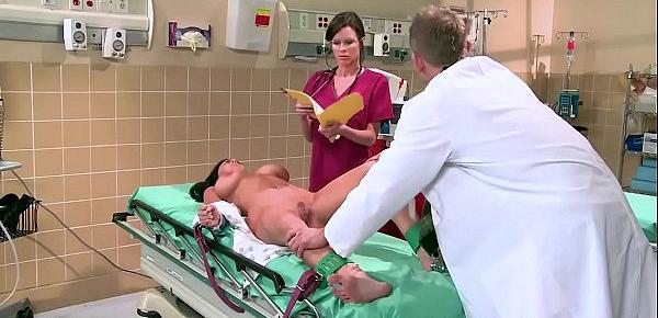  Brazzers - Doctor Adventures -  The Flatline Asshole scene starring Brandy Aniston and Bill Bailey